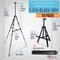 U.S. Art Supply 66" Black Metal Tripod Easel Display (2 Pack) - Adjustable 20"- 5.5', Holds 32" Canvas - Floor/Tabletop Easel Stand, For Sign Display, Painting, Poster Board, Canvas - Portable Bag